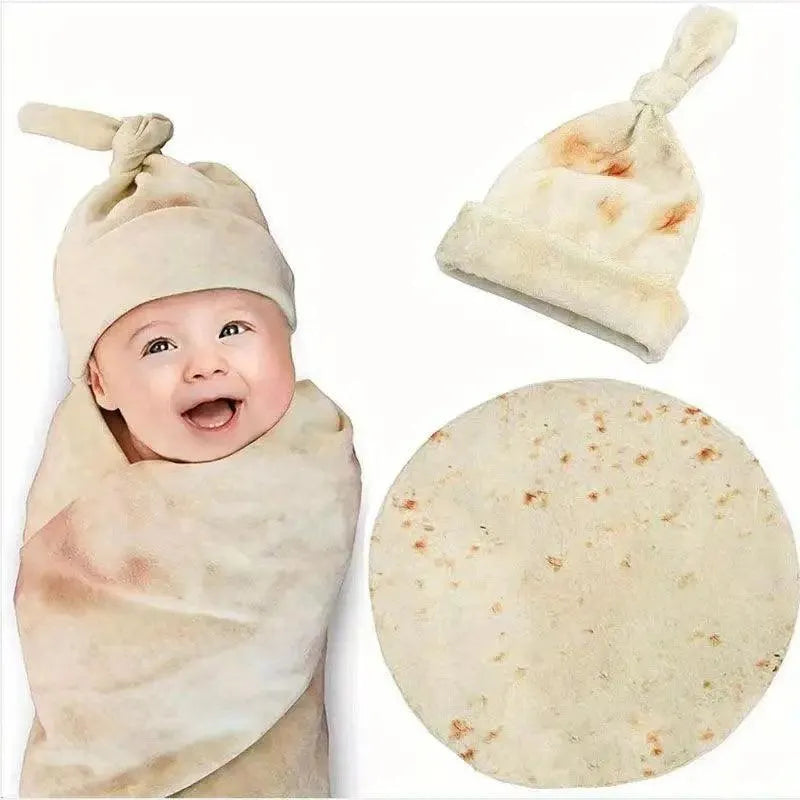 Creative Cabbage Flatbread Baby Wrap and Blanket - Bear Hugs