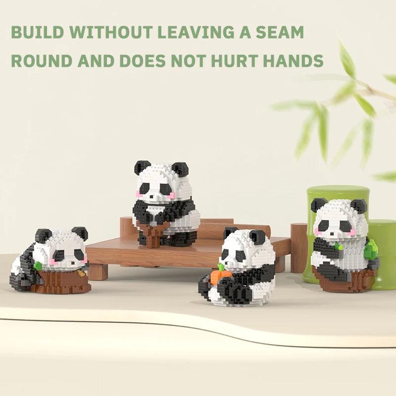 Creative DIY Panda Mini Puzzle - Bear Hugs