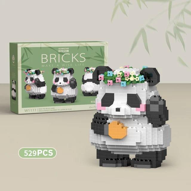 Creative DIY Panda Mini Puzzle - Bear Hugs