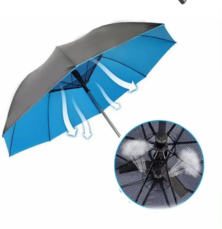 Creative Mist Spray Umbrella with In-built Fan - Bear Hugs