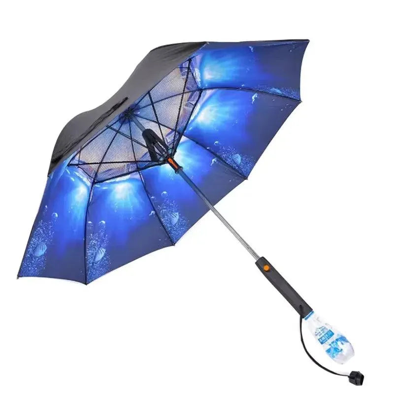 Creative Mist Spray Umbrella with In-built Fan - Bear Hugs