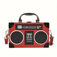 Creative Radio Box Shaped Handbag - Bear Hugs