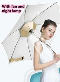 Creative Reverse LED & Fan Mini Umbrella - Bear Hugs