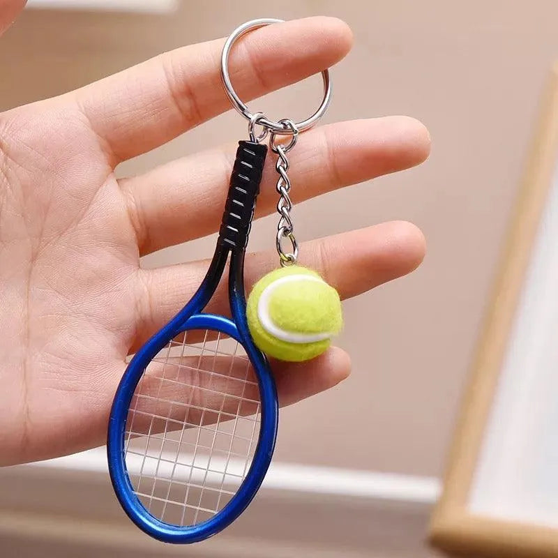 Creative Sports Mini Tennis Racket Keychain - Bear Hugs