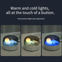 Crescent Night Light With Soothing Music - Bear Hugs