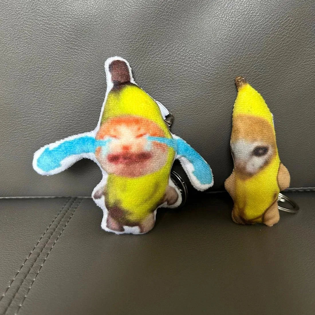 Crying Banana Cat Voice Keychain - Bear Hugs