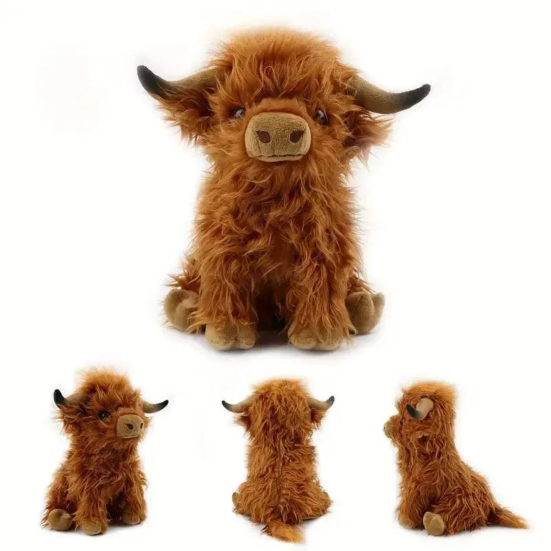 Cuddly Highland Yak Plushie (27 cm) - Bear Hugs