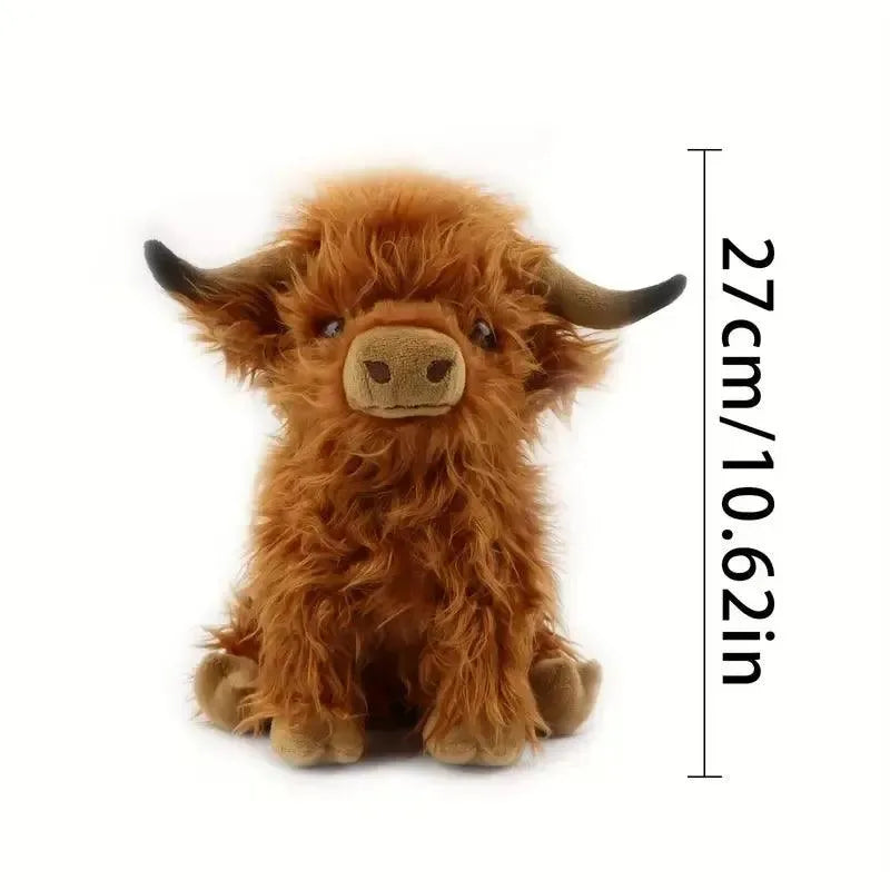 Cuddly Highland Yak Plushie (27 cm) - Bear Hugs