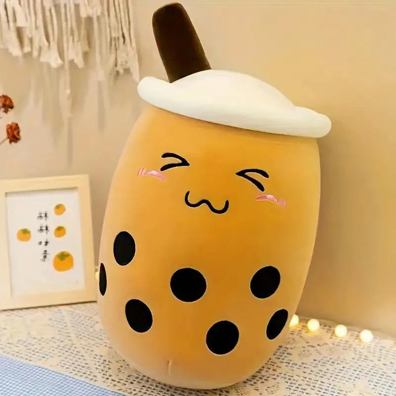 Cuddly Soft Boba Tea Plushie - Bear Hugs