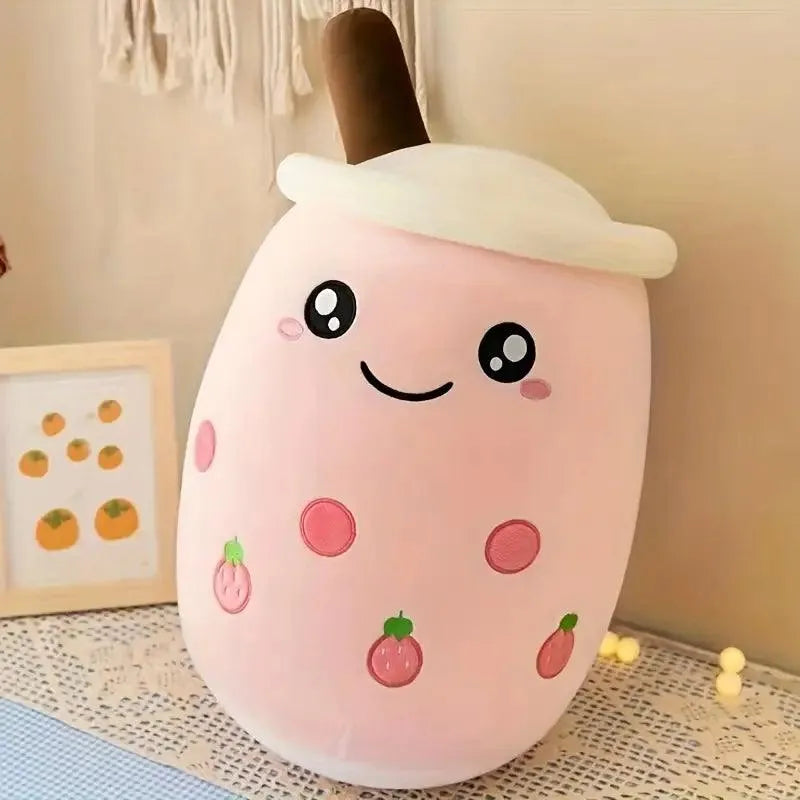 Cuddly Soft Boba Tea Plushie - Bear Hugs