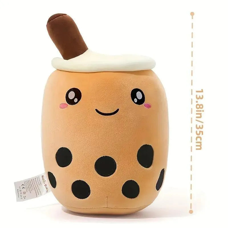 Cuddly Soft Boba Tea Plushie - Bear Hugs