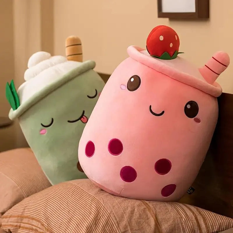 Cuddly Soft Boba Tea Plushie - Bear Hugs