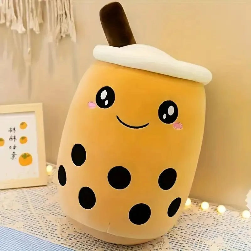 Cuddly Soft Boba Tea Plushie - Bear Hugs