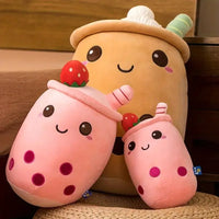 Cuddly Soft Boba Tea Plushie - Bear Hugs