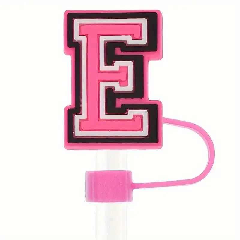 Butterfly Style Letters Silicone Straw Tip Covers For Stanley Cup - Bear Hugs