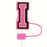 Butterfly Style Letters Silicone Straw Tip Covers For Stanley Cup - Bear Hugs