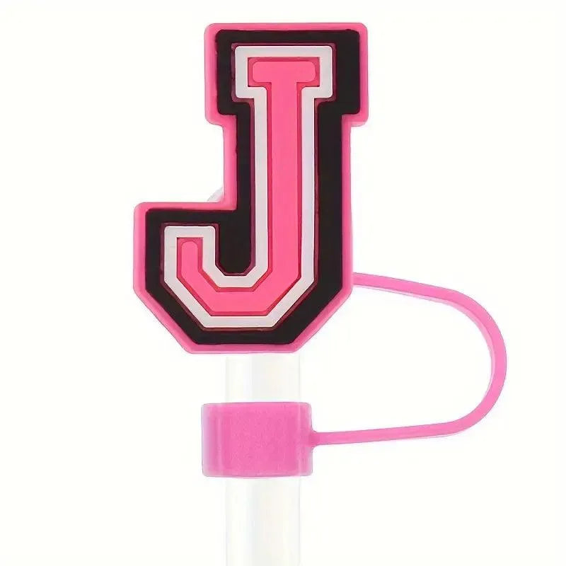 Butterfly Style Letters Silicone Straw Tip Covers For Stanley Cup - Bear Hugs