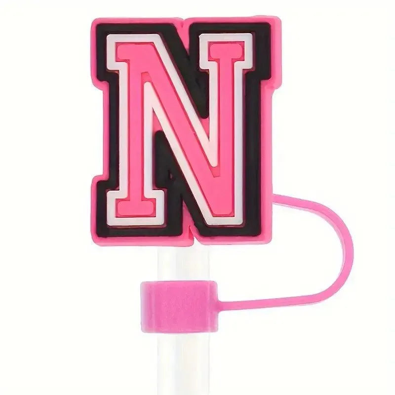 Butterfly Style Letters Silicone Straw Tip Covers For Stanley Cup - Bear Hugs