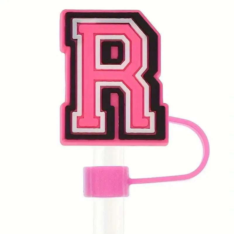 Butterfly Style Letters Silicone Straw Tip Covers For Stanley Cup - Bear Hugs