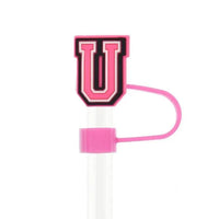 Butterfly Style Letters Silicone Straw Tip Covers For Stanley Cup - Bear Hugs