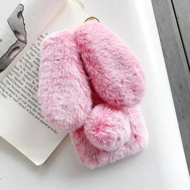 Cute 3D Fur Bunny Style Phone Case (For iPhones) - Bear Hugs