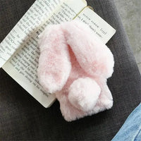 Cute 3D Fur Bunny Style Phone Case (For iPhones) - Bear Hugs