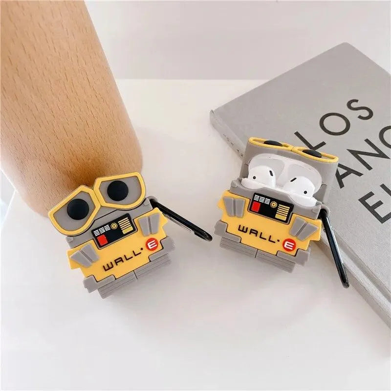 Cute 3D WALL-E Robot Case (For Airpods) - Bear Hugs