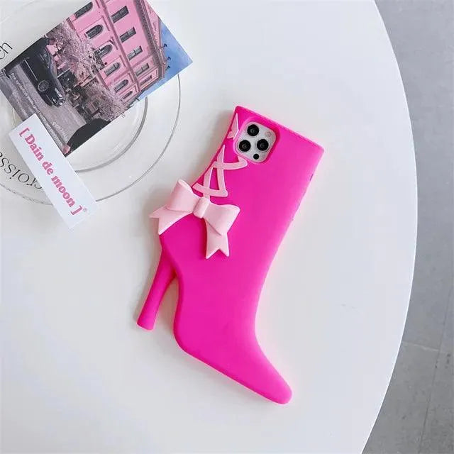 Cute Barbie High Heels Phone Case (For iPhones) - Bear Hugs