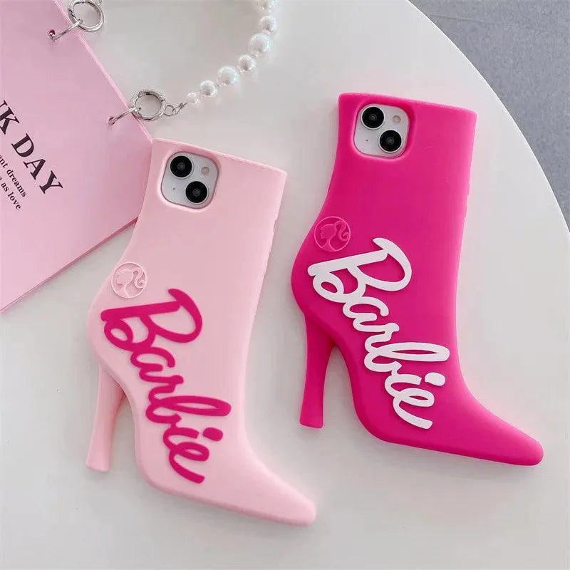 Cute Barbie High Heels Phone Case (For iPhones) - Bear Hugs