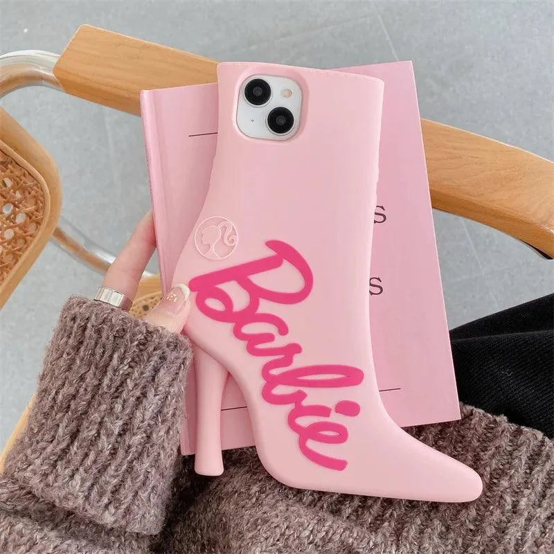 Cute Barbie High Heels Phone Case (For iPhones) - Bear Hugs