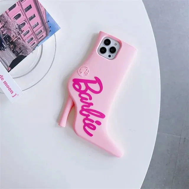 Cute Barbie High Heels Phone Case (For iPhones) - Bear Hugs