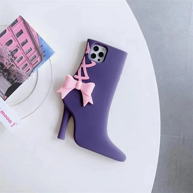 Cute Barbie High Heels Phone Case (For iPhones) - Bear Hugs