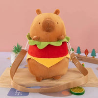 Cute Bear Hamburger Plush Bag (25 cm) - Bear Hugs