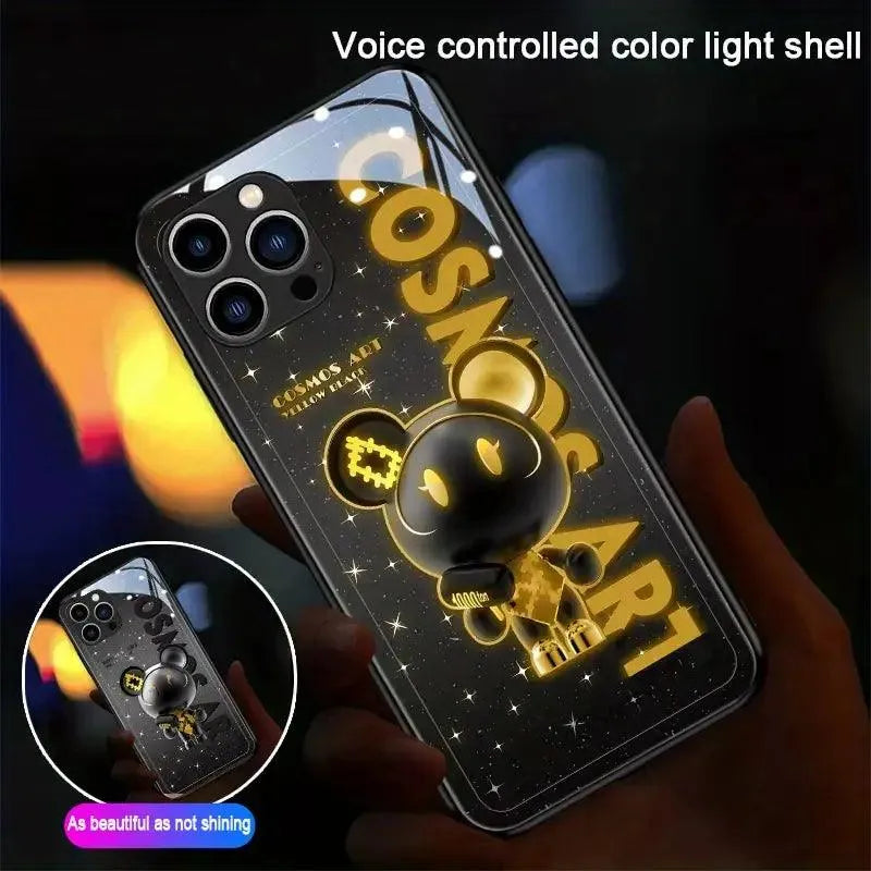 Cute Bear Voice Controlled Cover (For iPhone) - Bear Hugs