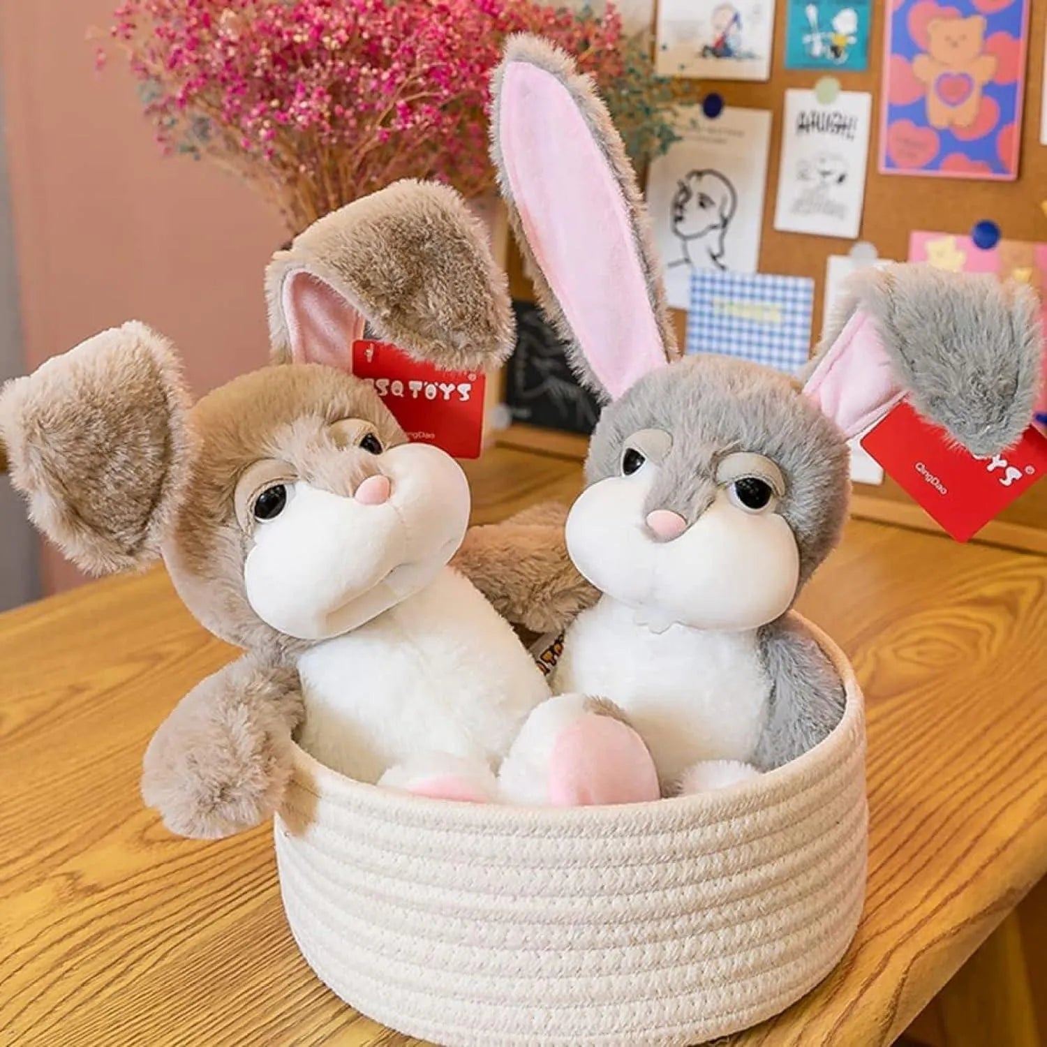 Cute Bendable Ear Rabbit (35 cm) - Bear Hugs