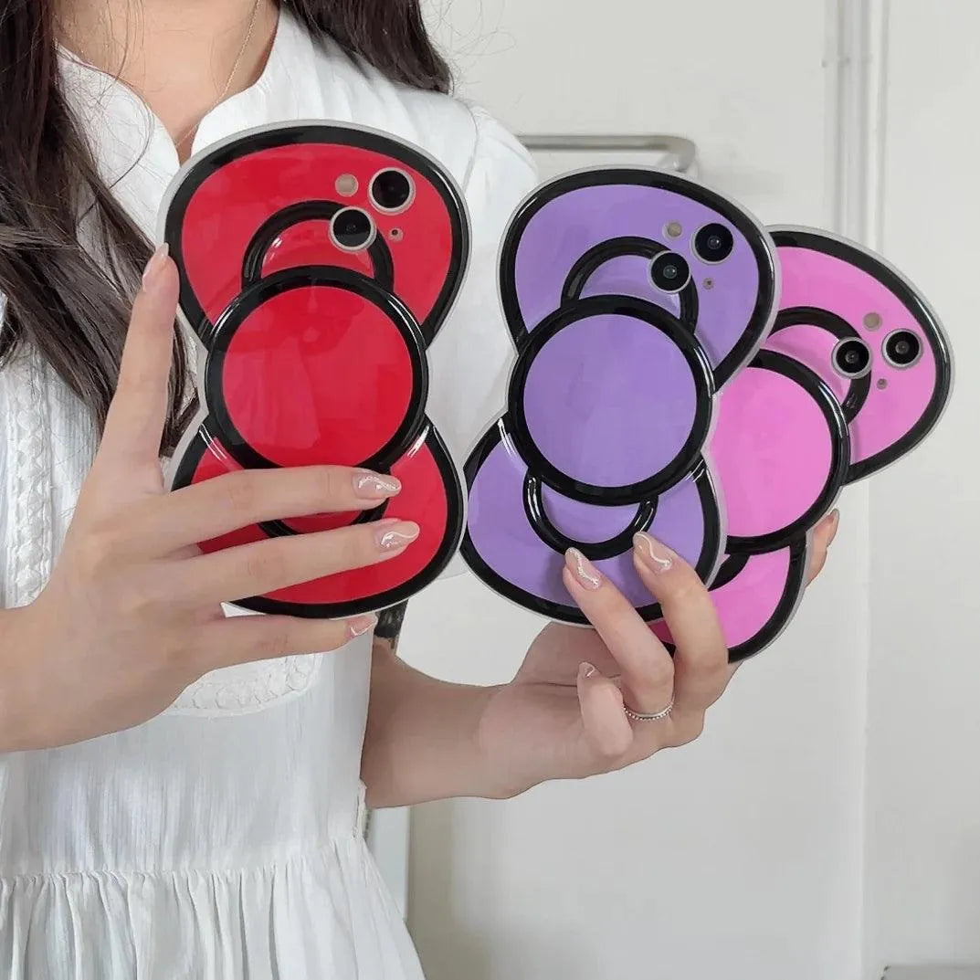 Cute Bow Shaped Phone Case (For iPhones) - Bear Hugs