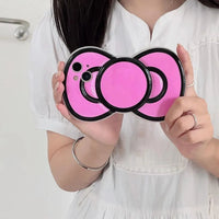 Cute Bow Shaped Phone Case (For iPhones) - Bear Hugs