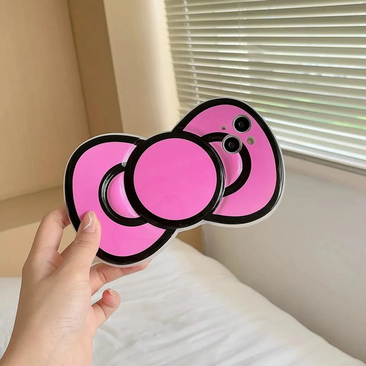 Cute Bow Shaped Phone Case (For iPhones) - Bear Hugs