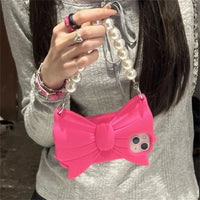 Cute Bowknot Purse Phone Case (For iPhones) - Bear Hugs