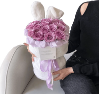 Cute Bunny Ears Plush Bouquet - Bear Hugs