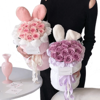 Cute Bunny Ears Plush Bouquet - Bear Hugs