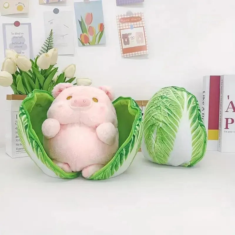 Cute Cabbage Pig Plushie - Bear Hugs