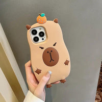 Cute Capybara Air Cushioned Case (For iPhone) - Bear Hugs