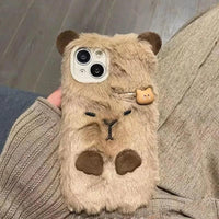 Cute Capybara Air Cushioned Case (For iPhone) - Bear Hugs