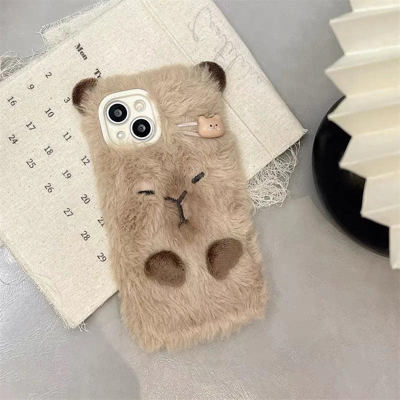 Cute Capybara Air Cushioned Case (For iPhone) - Bear Hugs