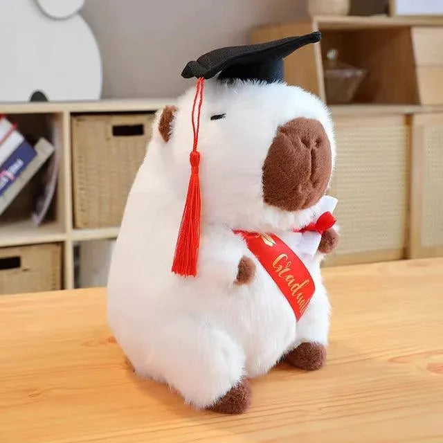 Cute Capybara Graduation Plushies - Bear Hugs