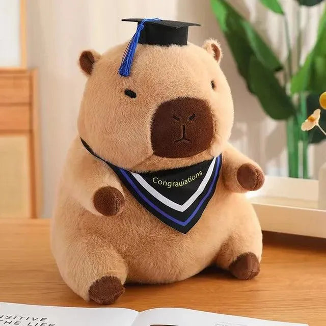 Cute Capybara Graduation Plushies - Bear Hugs