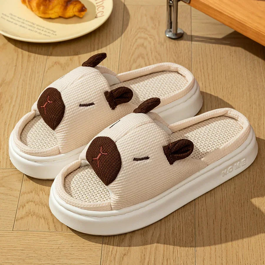 Cute Capybara Indoor Slippers - Bear Hugs