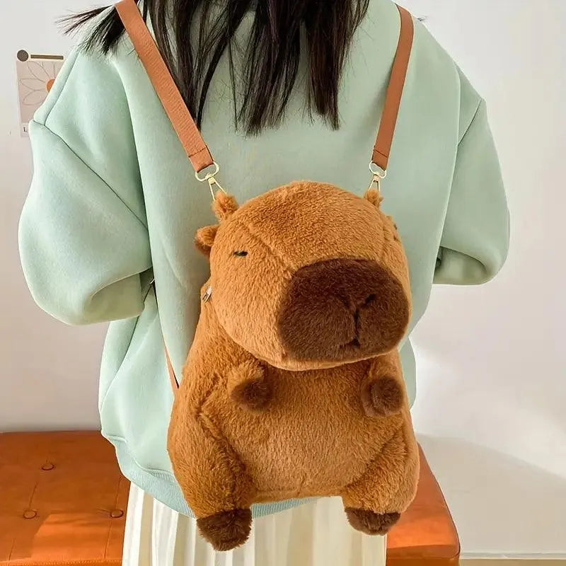 Cute Capybara Plush Backpack - Bear Hugs