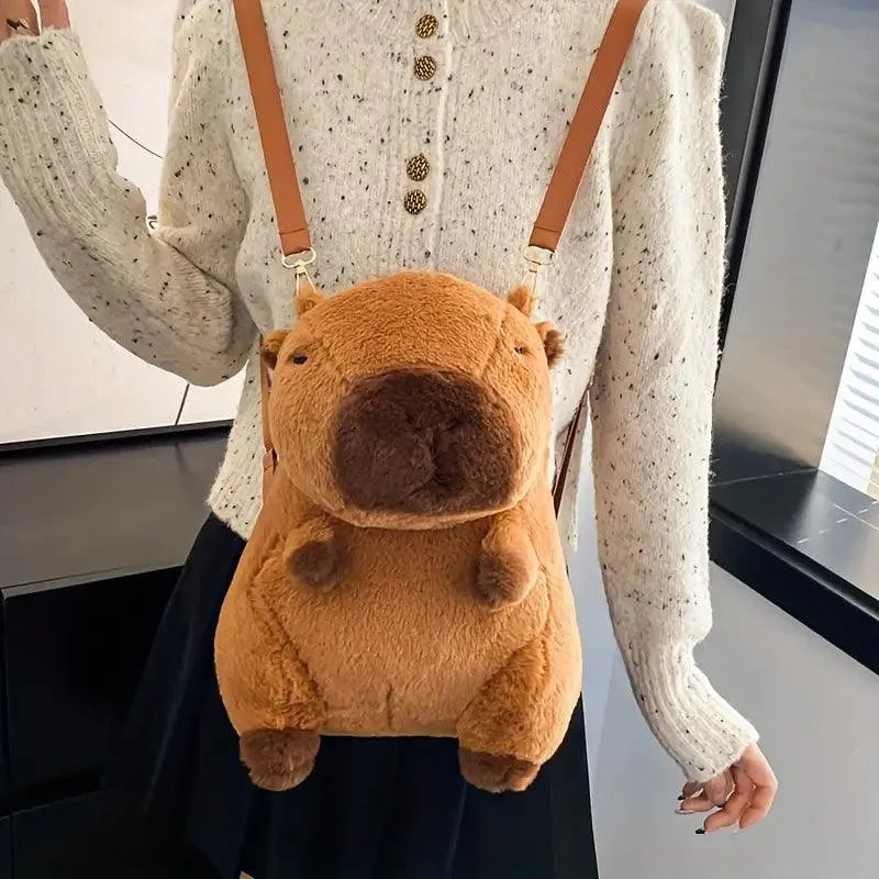 Cute Capybara Plush Backpack - Bear Hugs